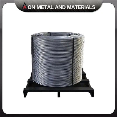 Arame tubular para fabricação de aço